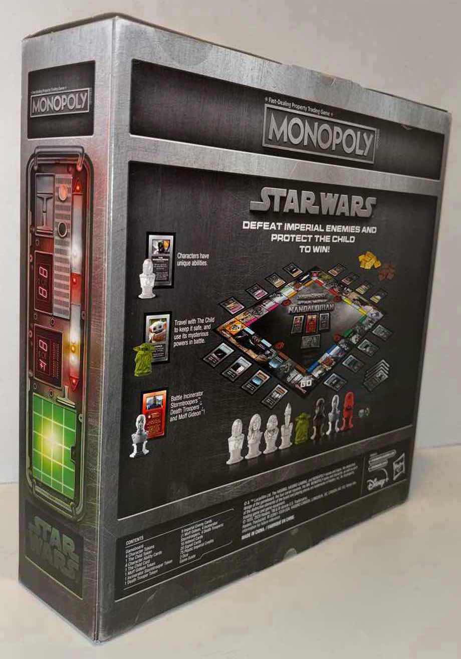 Photo 1 of NEW HASBRO GAMING STAR WARS THE MANDALORIAN EDITION MONOPOLY GAME