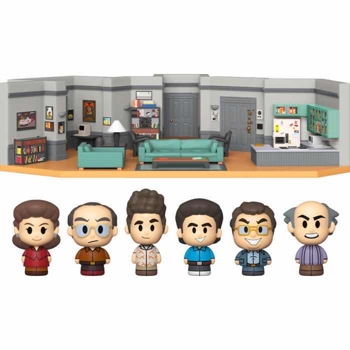 Photo 1 of NEW FUNKO MINI MOMENTS SEINFELD JERRY’S APARTMENT VINYL FIGURES & PLAYSETS, SET OF 6