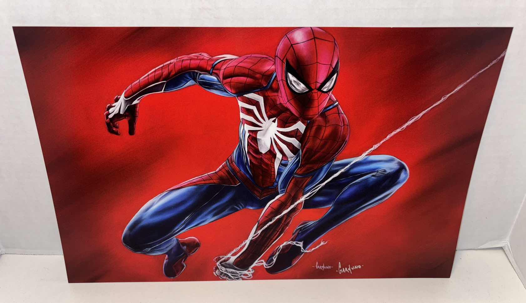 Photo 1 of VICTOR GARDUNO “SWIFT SWINGIN” 11” X 17” INFINITY GLOSS UNFRAMED PRINT W EMBOSSED SEAL, DIGITAL SIGNATURE & OFFICIAL SIGNATURE W COA INCLUDED, STORED IN A RIGID PRINT PROTECTOR SLEEVE