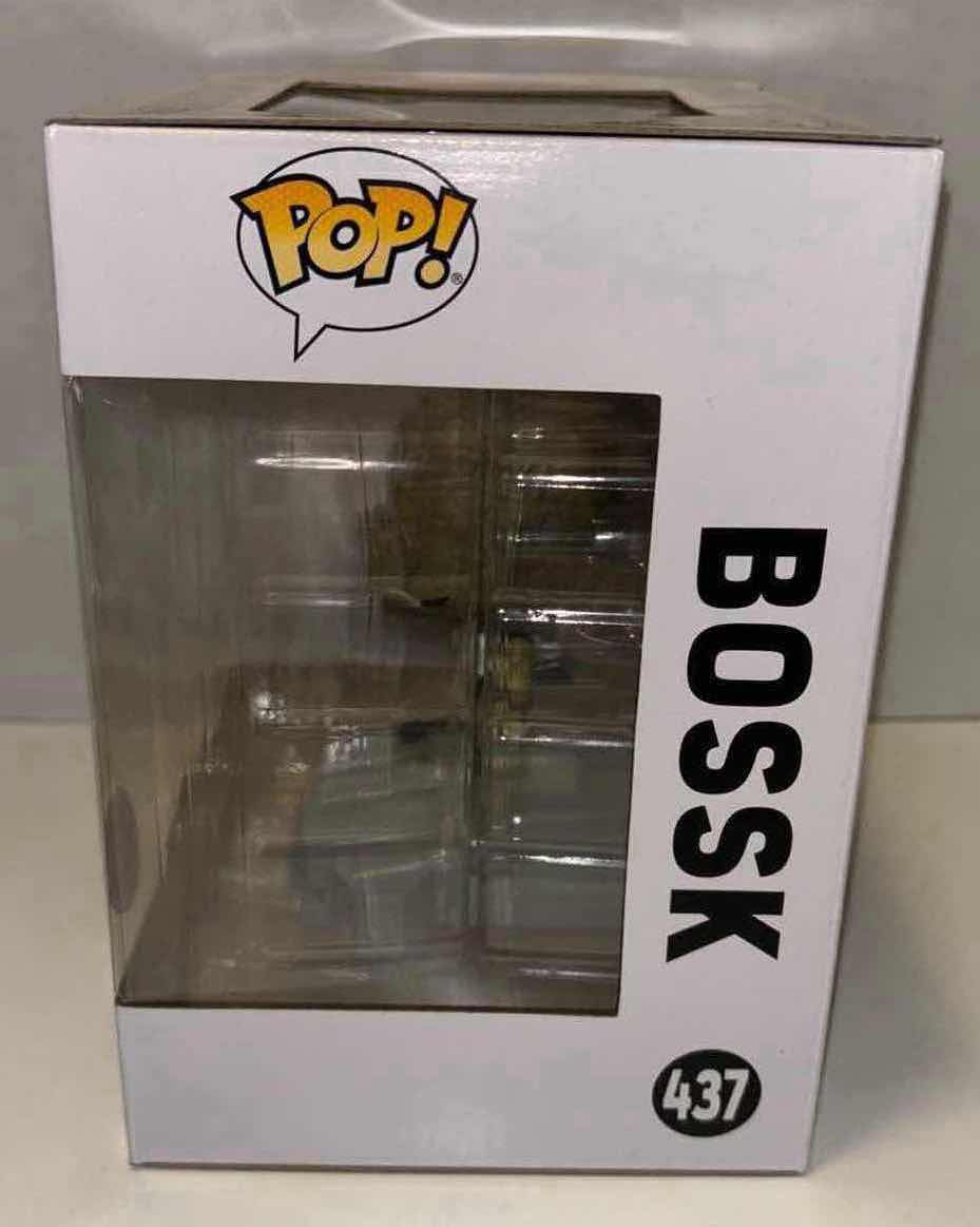 Photo 1 of NEW FUNKO POP! GAMESTOP EXCLUSIVE STAR WARS DELUXE BOBBLE-HEAD VINYL FIGURE, #437 “BOUNTY HUNTERS COLLECTION: BOSSK”