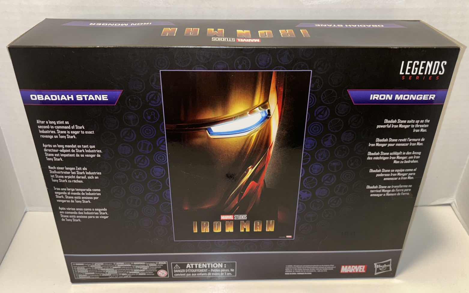 Photo 1 of NEW HASBRO MARVEL STUDIOS LEGENDS SERIES IRON MAN THE INFINITY SAGA 2-PACK ACTION FIGURE & ACCESSORIES SET, “OBADIAH STANE” & “IRON MONGER”