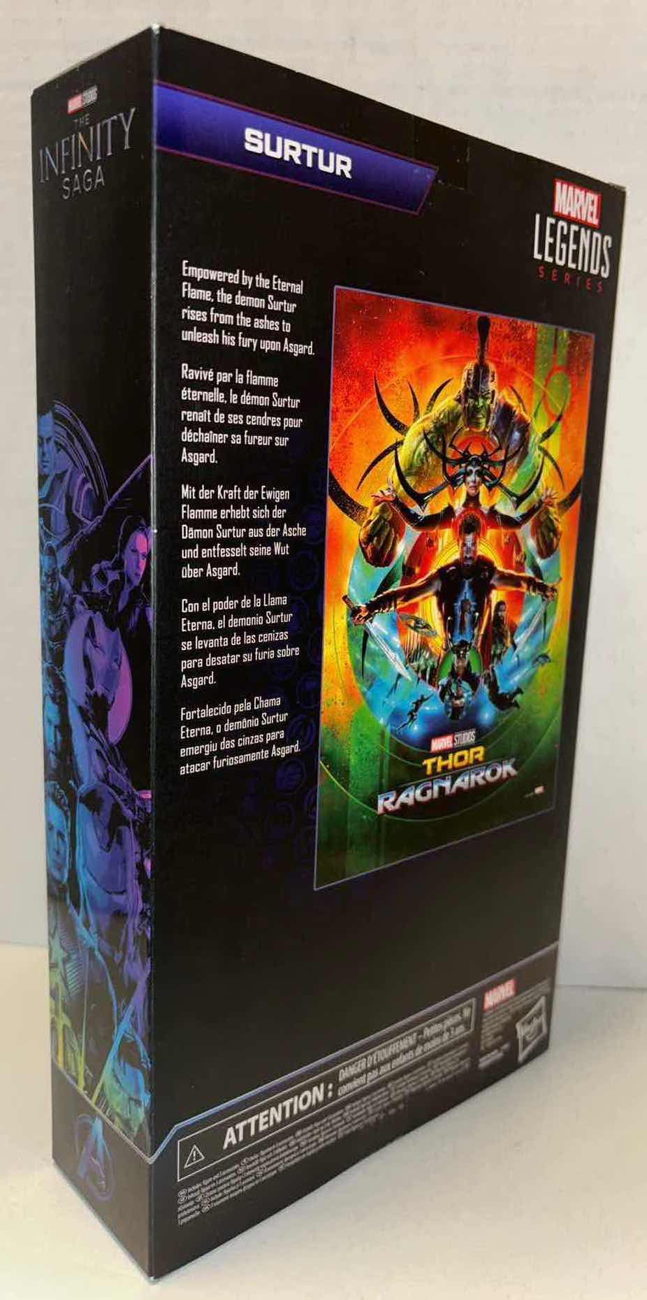 Photo 1 of NEW HASBRO MARVEL STUDIOS LEGEND SERIES THOR RAGNAROK THE INFINITY SAGA 13” ACTION FIGURE & ACCESSORIES, “SURTUR”