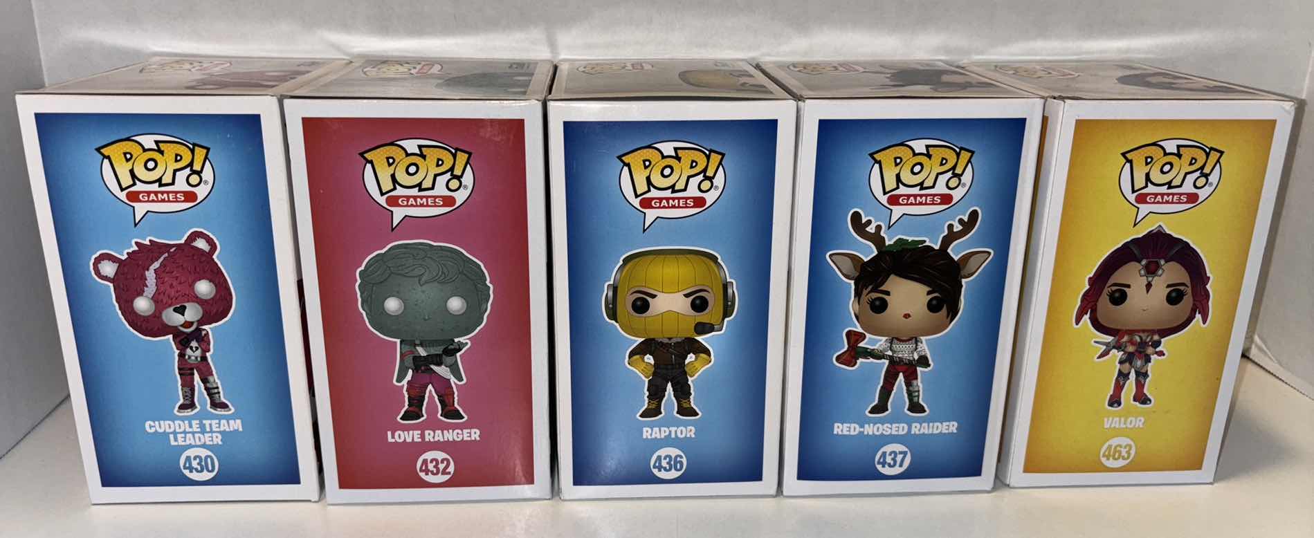 Photo 1 of NEW FUNKO POP! 5-PACK FORTNITE VINYL FIGURES, #’S 430, 432, 436, 437, 463