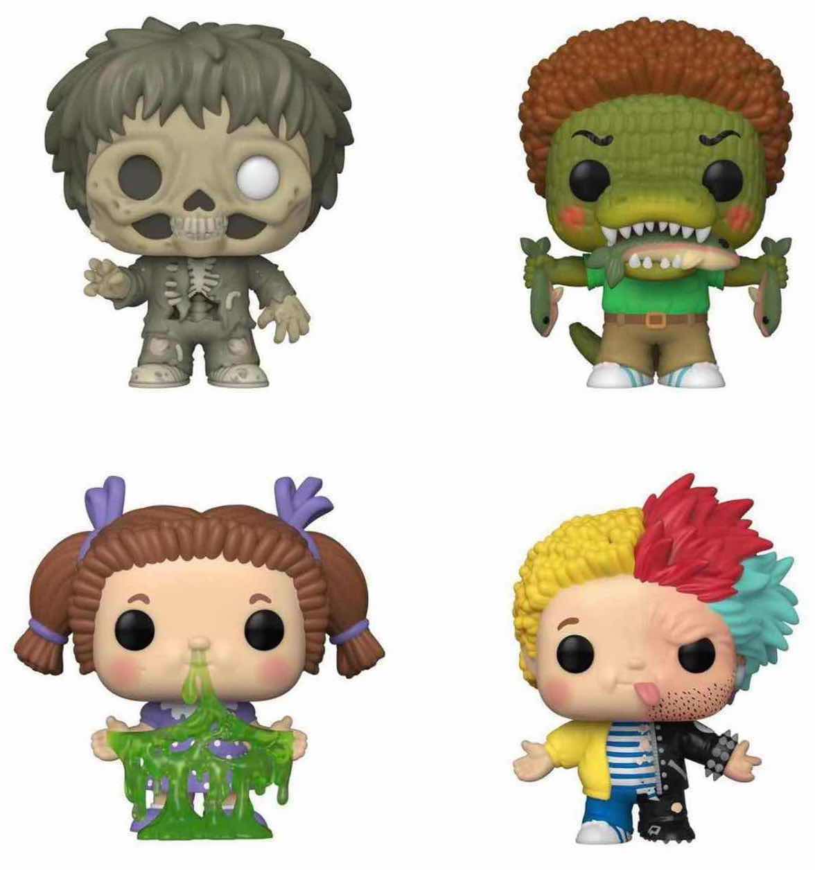 Photo 1 of NEW FUNKO POP! 4-PACK GARBAGE PAIL KIDS VINYL FIGURES, #06 JAY DECAY #07 ALI GATOR #08 LEAKY LINDSAY #09 SPLIT KIT