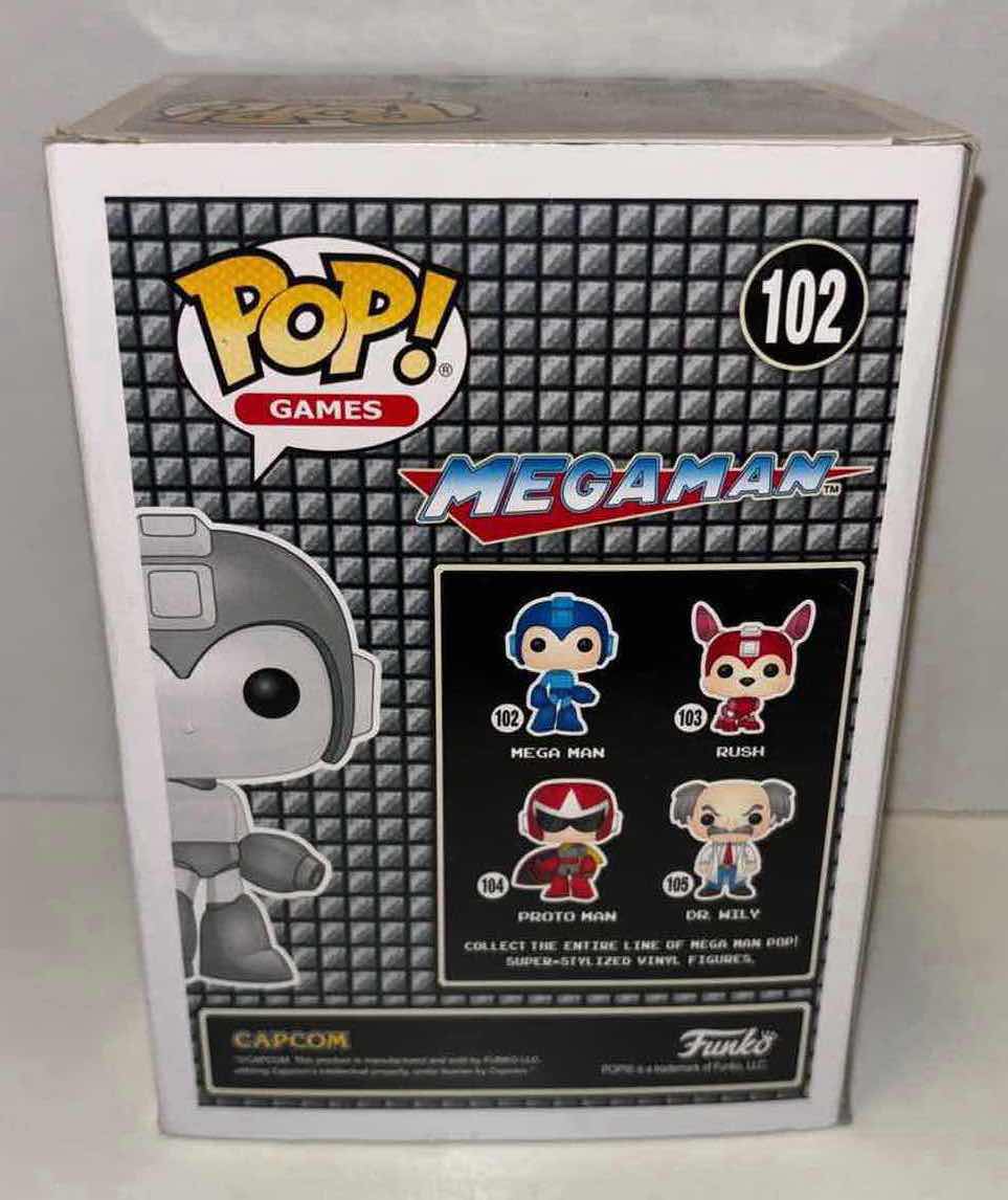 Photo 1 of NEW FUNKO POP! GAMES VINYL FIGURE, GAMESTOP EXCLUSIVE #102 MEGA MAN: RETRO