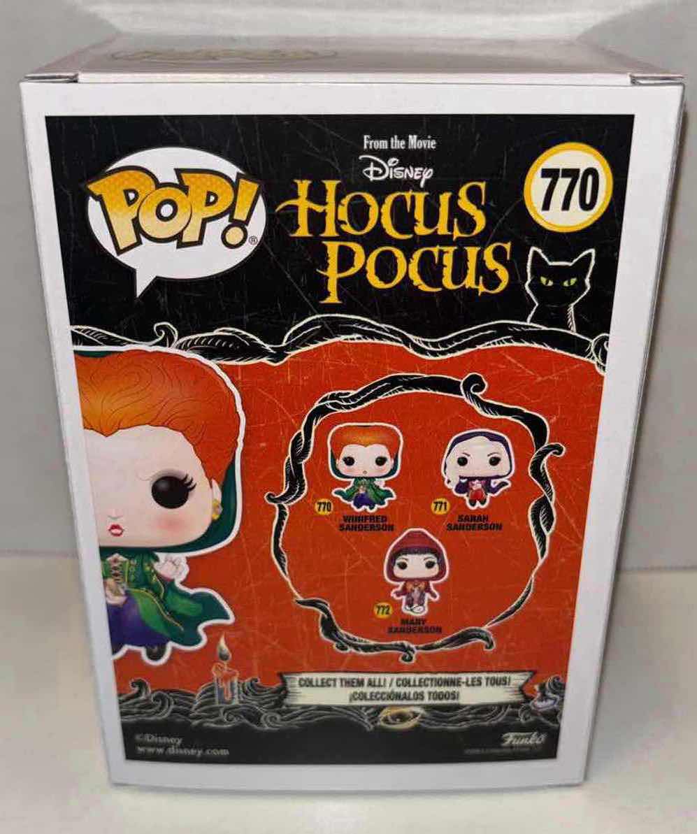 Photo 5 of NEW FUNKO POP! DISNEY HOCUS POCUS VINYL FIGURE, #770 WINIFRED SANDERSON
