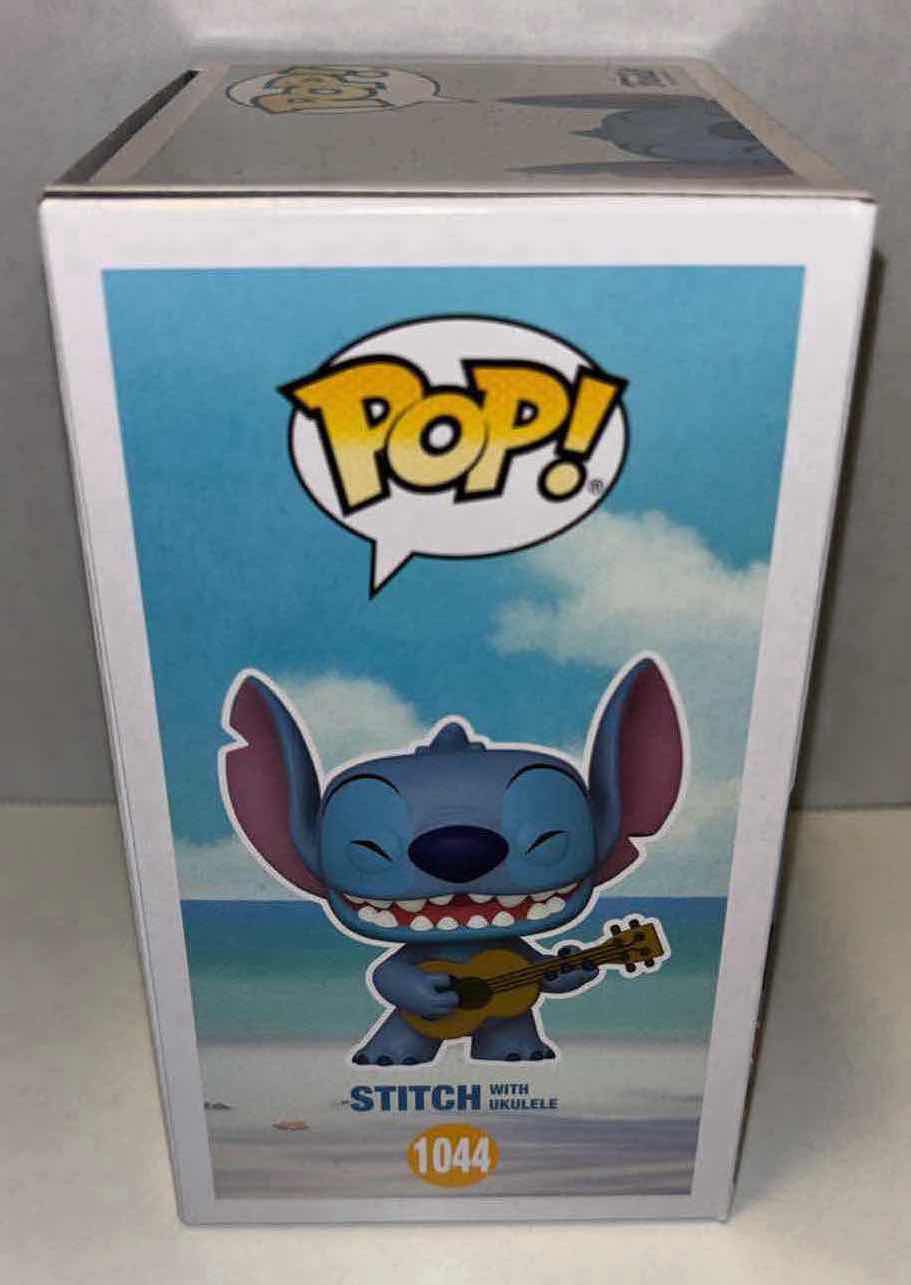 Photo 1 of NEW FUNKO POP! DISNEY LILO & STITCH VINYL FIGURE, #1044 STITCH WITH UKULELE