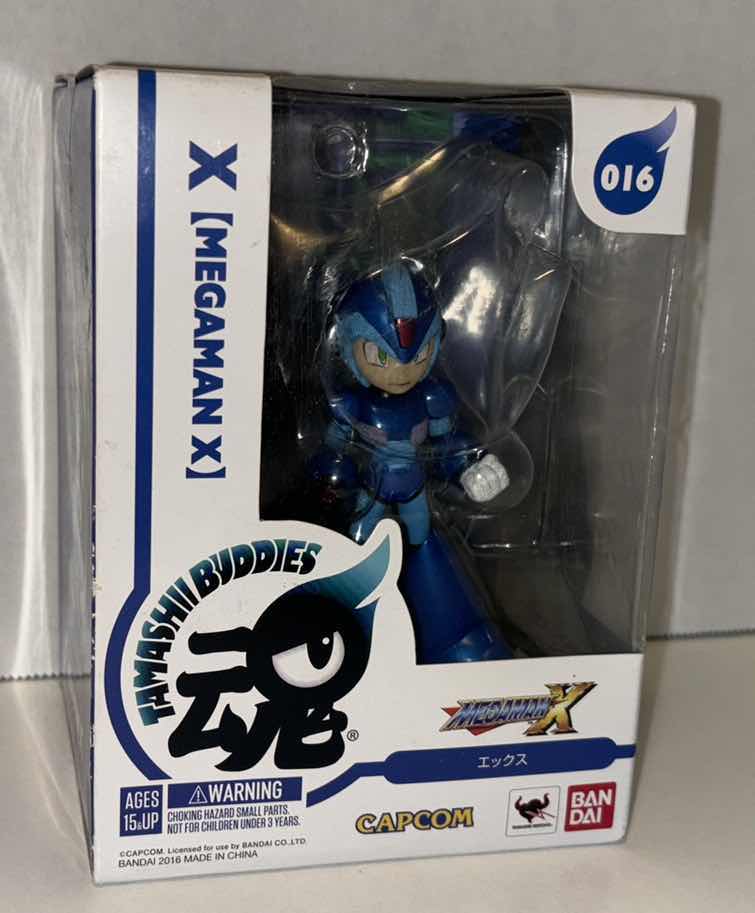 Photo 1 of NEW BANDAI TAMASHII BUDDIES 4” FIGURE, #16 MEGAMAN X