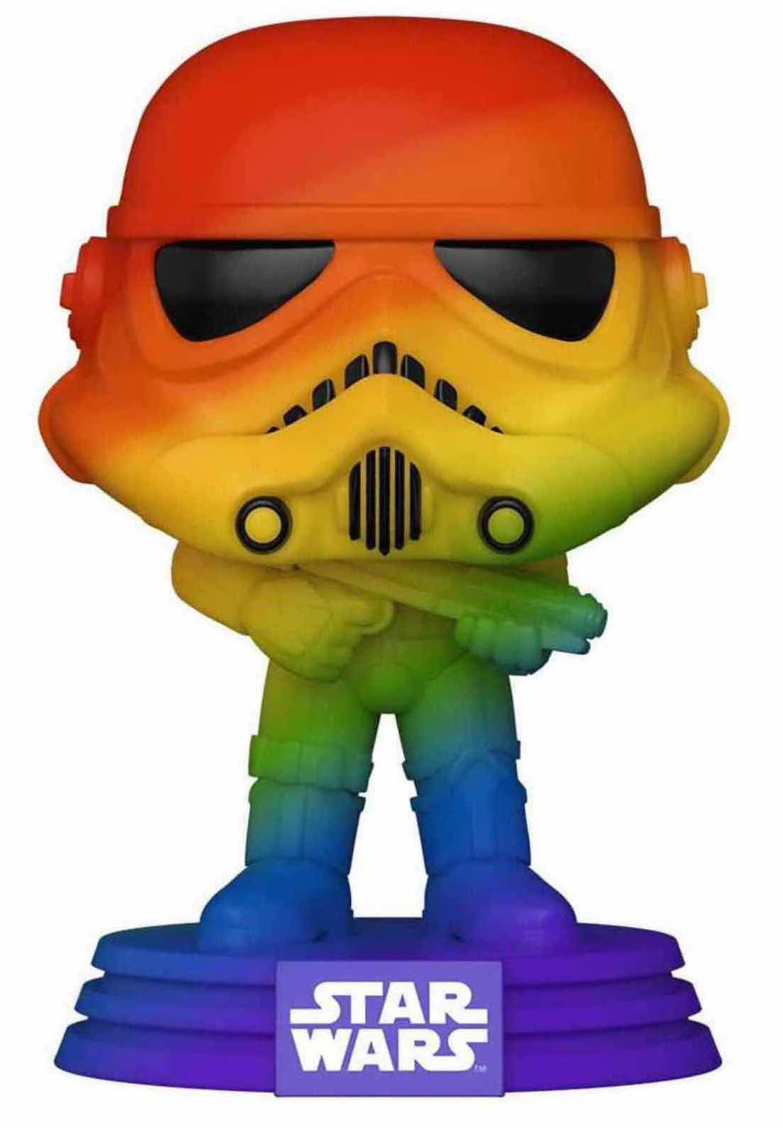 Photo 3 of NEW FUNKO POP! RAINBOW DISNEY COLLECTION VINYL FIGURES, #01 MICKEY MOUSE & #296 STORM TROOPER