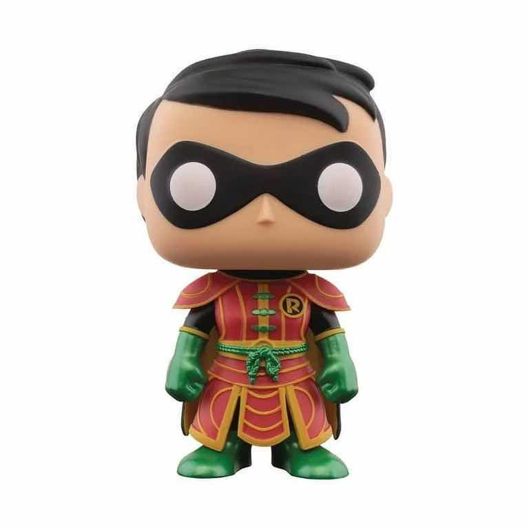 Photo 1 of NEW FUNKO POP! HEROES DC IMPERIAL PALACE VINYL FIGURES, #375 THE JOKER & #377 ROBIN