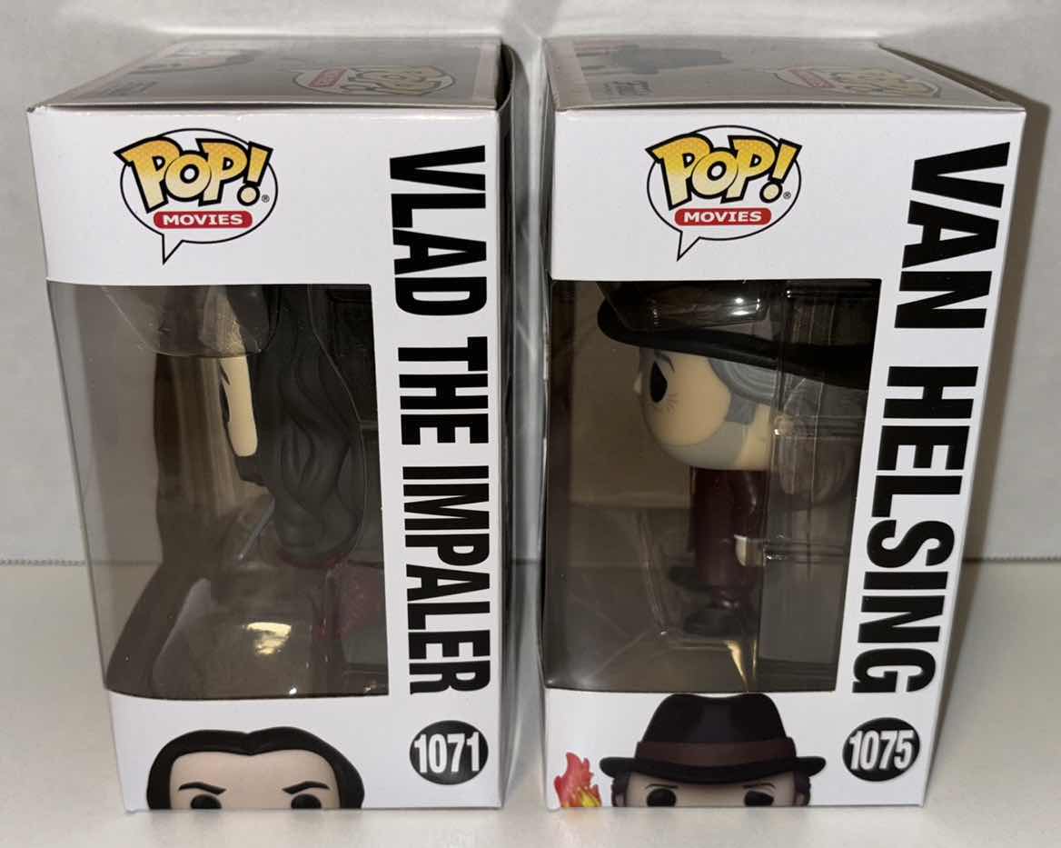 Photo 5 of NEW FUNKO POP! MOVIES BRAM STOKER’S DRACULA VINYL FIGURES, #1071 VLAD THE IMPALER & #1075 VAN HELSING