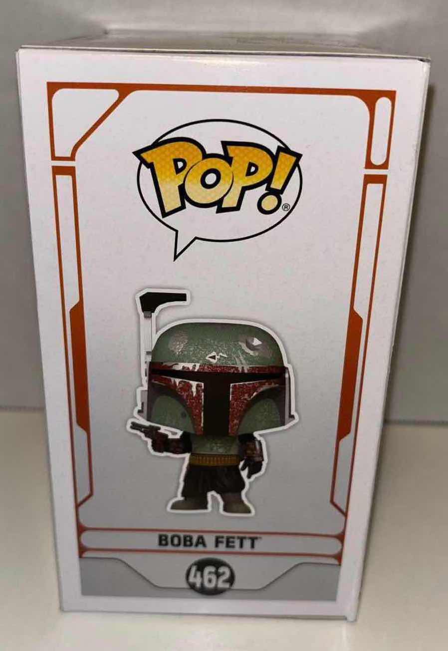 Photo 4 of NEW FUNKO POP! STAR WARS BOBBLE-HEAD VINYL FIGURE & POCKET POP! KEYCHAIN, #462 BOBA FETT & IG-11 KEYCHAIN
