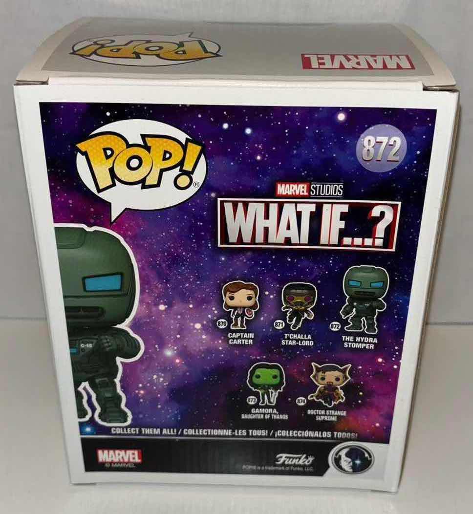 Photo 1 of NEW FUNKO POP! 6” SUPER SIZED MARVEL STUDIOS WHAT IF…? BOBBLE-HEAD VINYL FIGURE, #872 THE HYDRA STOMPER