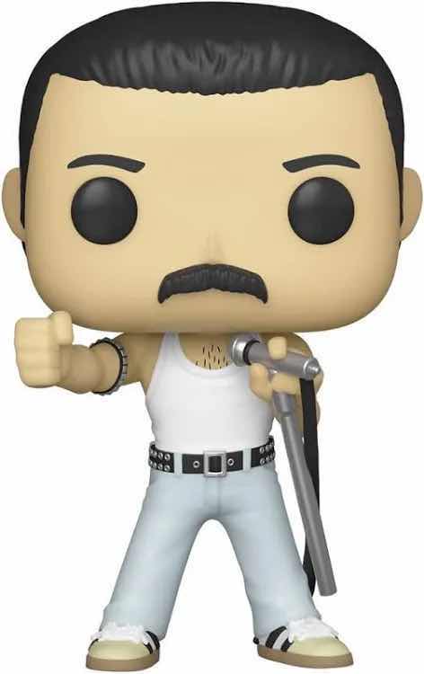 Photo 1 of NEW FUNKO POP! ROCKS VINYL FIGURES, #183 QUEEN- FREDDIE MERCURY & #207 BRET MICHAELS