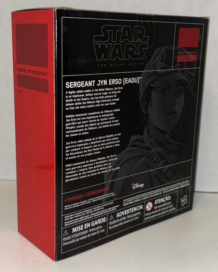 Photo 3 of NEW HASBRO STAR WARS THE BLACK SERIES ACTION FIGURE & ACCESSORIES, “SERGEANT JYN ERSO (EADU)”