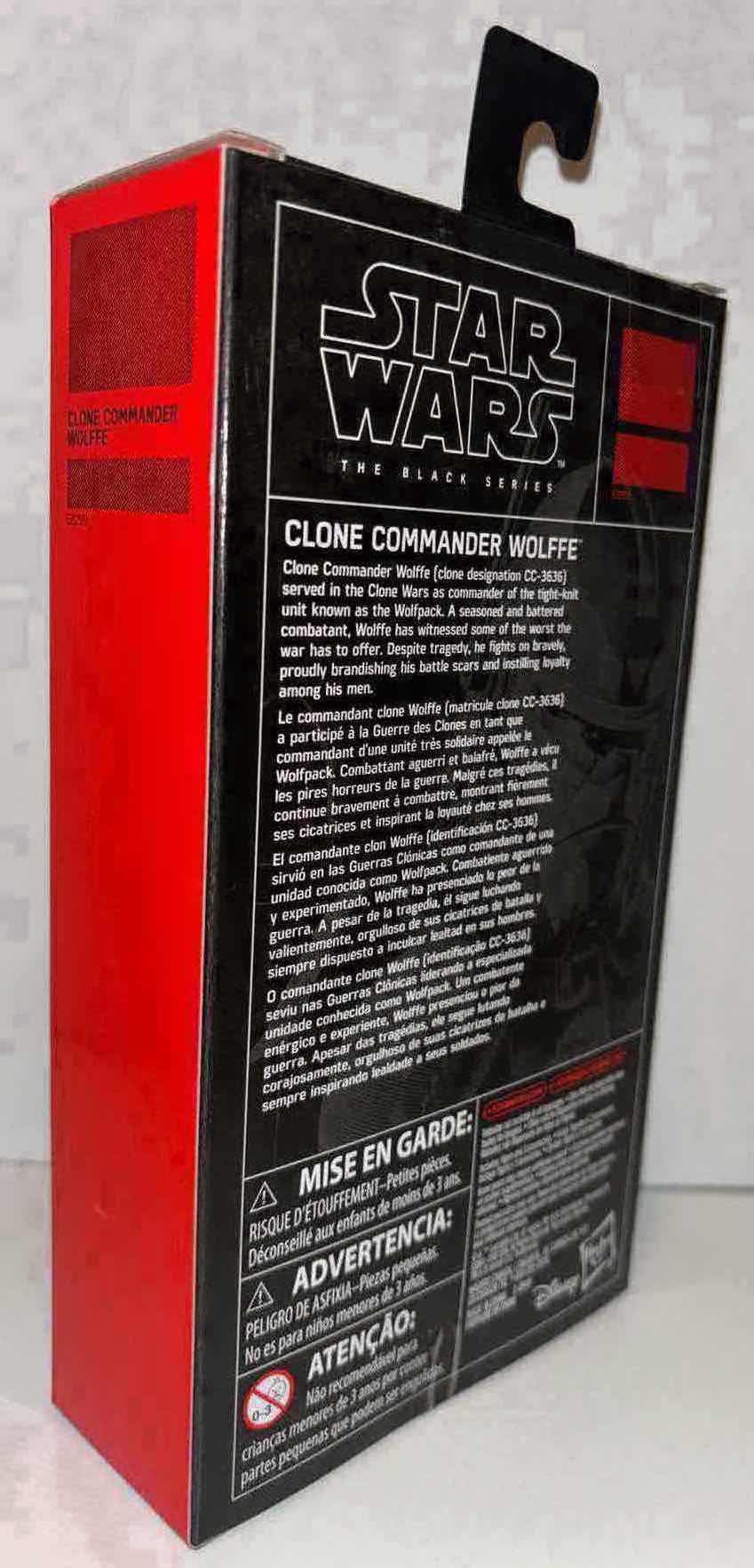 Photo 3 of NEW HASBRO STAR WARS THE BLACK SERIES ACTION FIGURE & ACCESSORIES, “CLONE COMMANDER WOLFFE”
