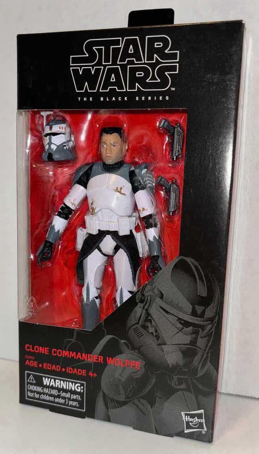 Photo 1 of NEW HASBRO STAR WARS THE BLACK SERIES ACTION FIGURE & ACCESSORIES, “CLONE COMMANDER WOLFFE”