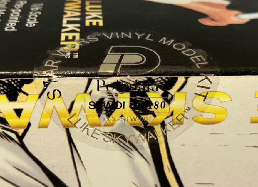 Photo 1 of NEW FACTORY SEALED 1995 POLYDATA STAR WARS 1/6 SCALE PRE-PAINTED VINYL MODEL KIT “LUKE SKYWALKER” #01