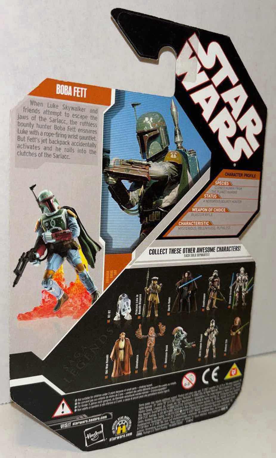Photo 1 of NEW 2007 HASBRO STAR WARS 30TH ANNIVERSARY SAGA LEGENDS FIGURE & ACCESSORIES “BOBA FETT” W EXCLUSIVE COLLECTOR COIN
