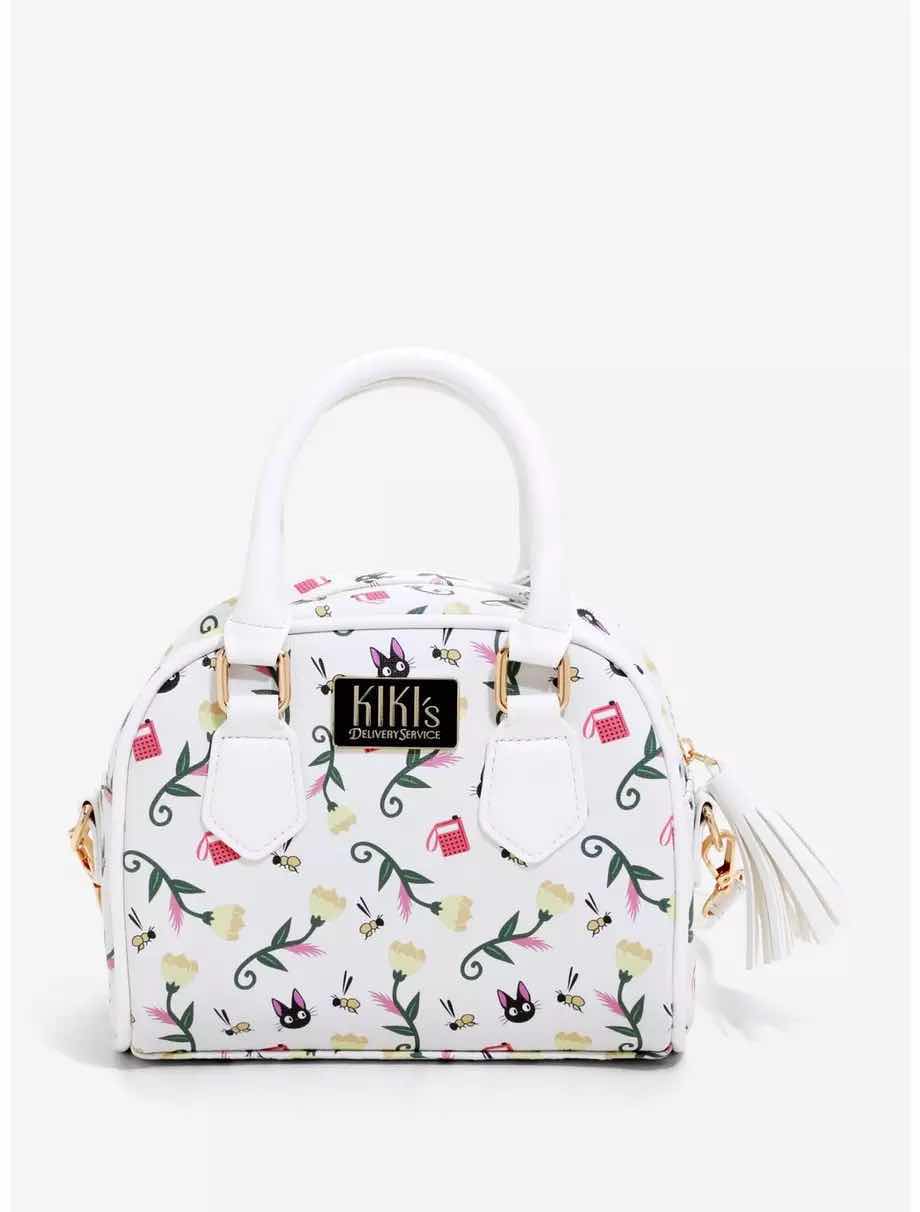 Photo 1 of NEW STUDIO GHIBLI KIKI’S DELIVERY SERVICE FLORAL SATCHEL BAG