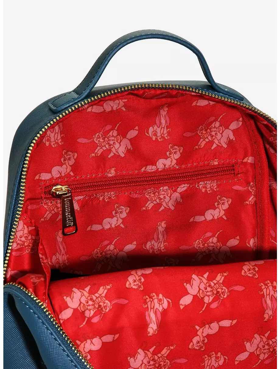 Photo 1 of NEW LOUNGEFLY 707 STREET EXCLUSIVE DISNEY’S FOX & THE HOUND “WATER FIGHT” MINI BACKBACK