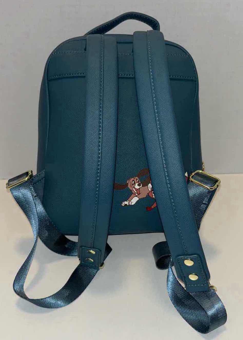 Photo 1 of NEW LOUNGEFLY 707 STREET EXCLUSIVE DISNEY’S FOX & THE HOUND “WATER FIGHT” MINI BACKBACK