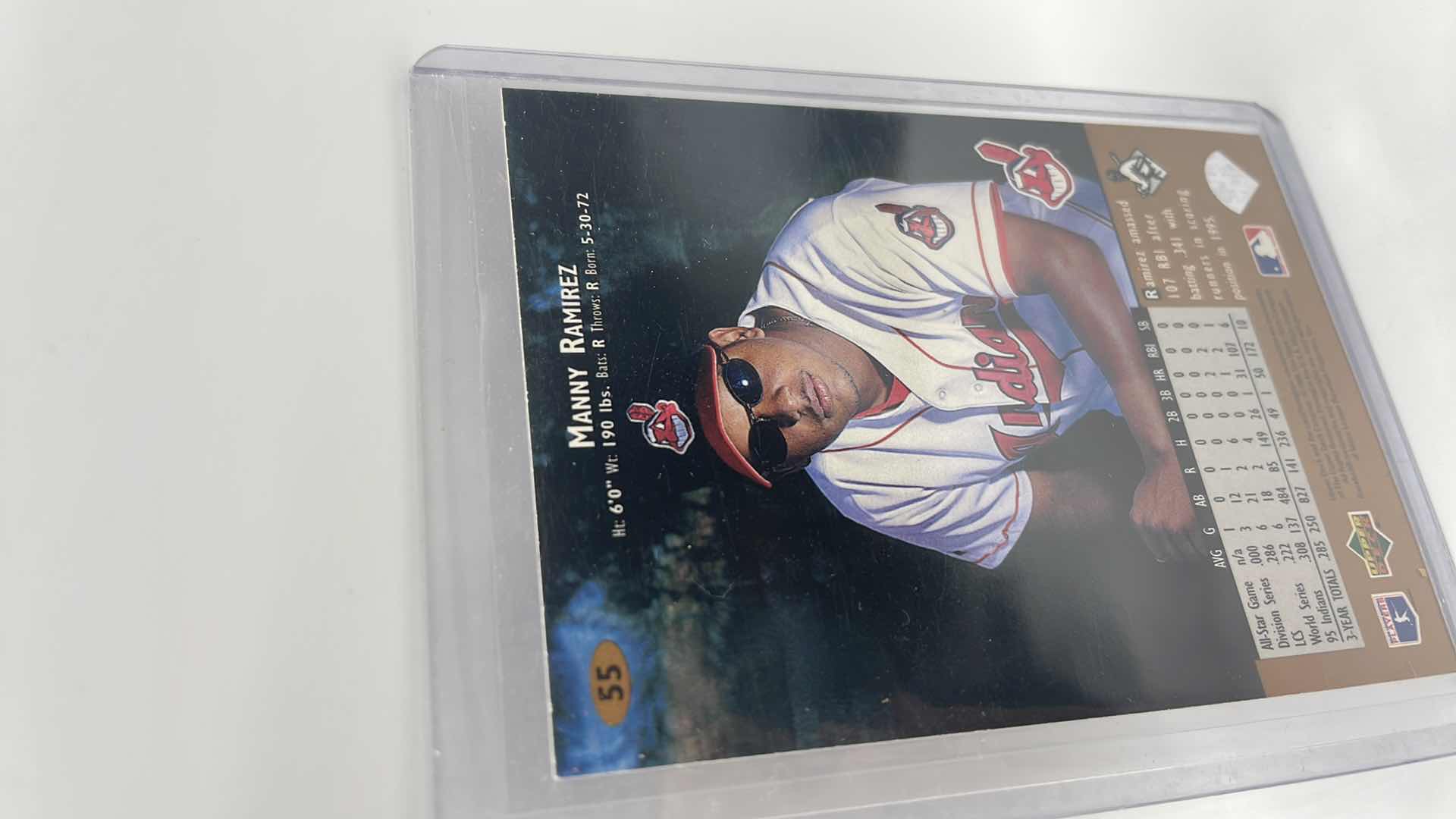 Photo 1 of 1996 MANNY RAMIREZ UPPER DECK CARD 55