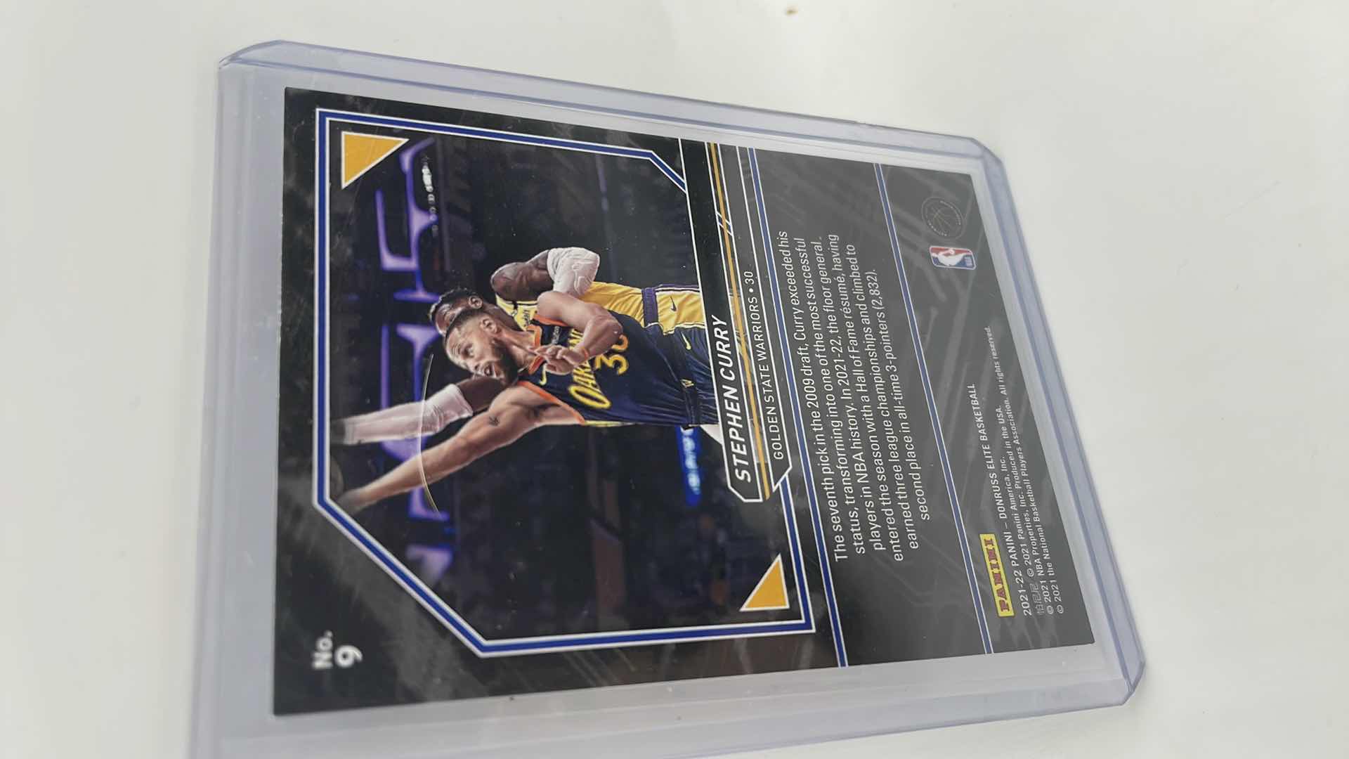 Photo 1 of 2021-22 STEPHEN CURRY PANINI CARD 9