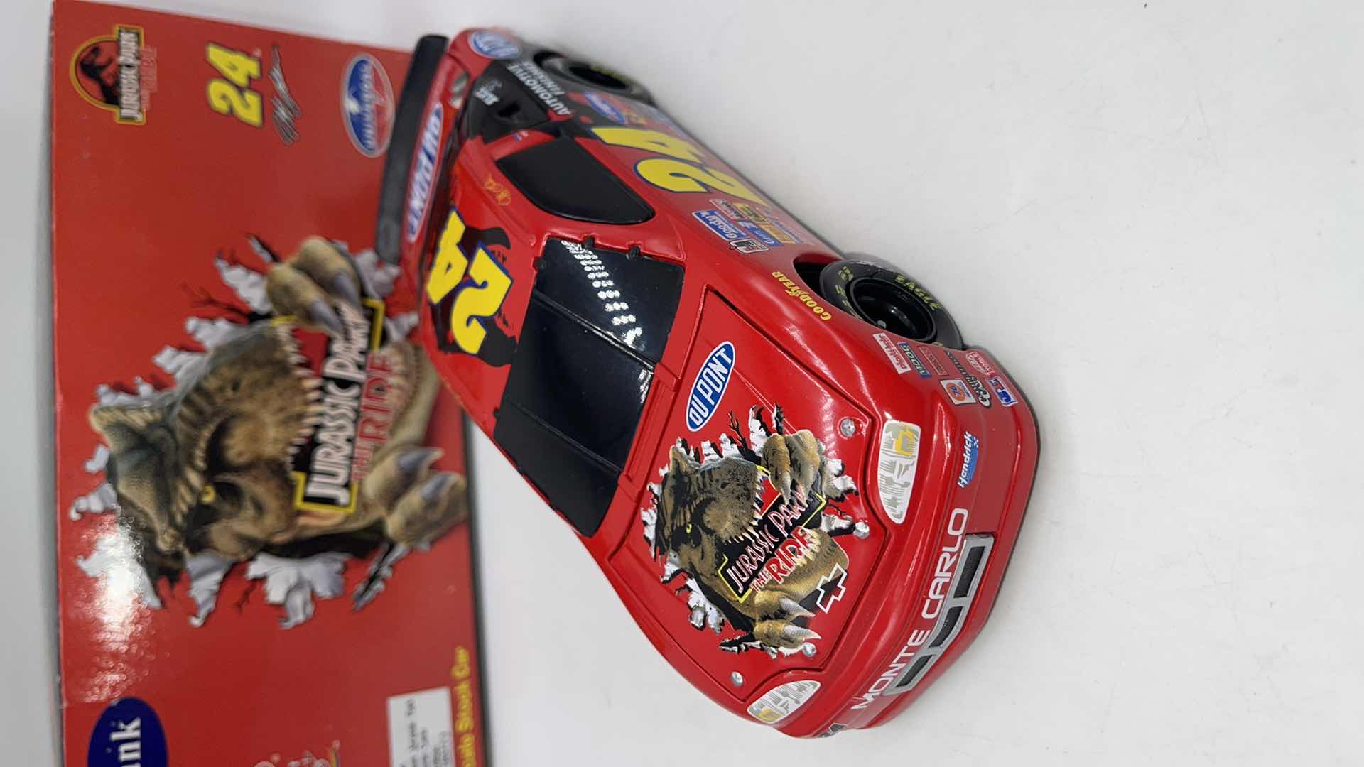 View 4 of 1997 JEFF GORDAN JURASSIC PARK DIECAST CAR 1:24 
