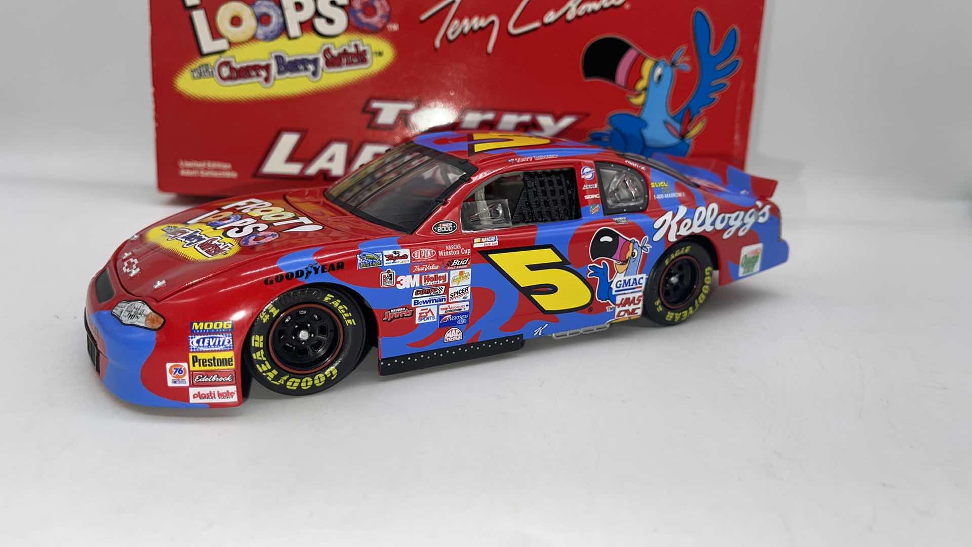 Photo 1 of 2000 TERRY LABONTE KELLOGG’S CHERRY BERRY SWIRLS DIECAST CAR
