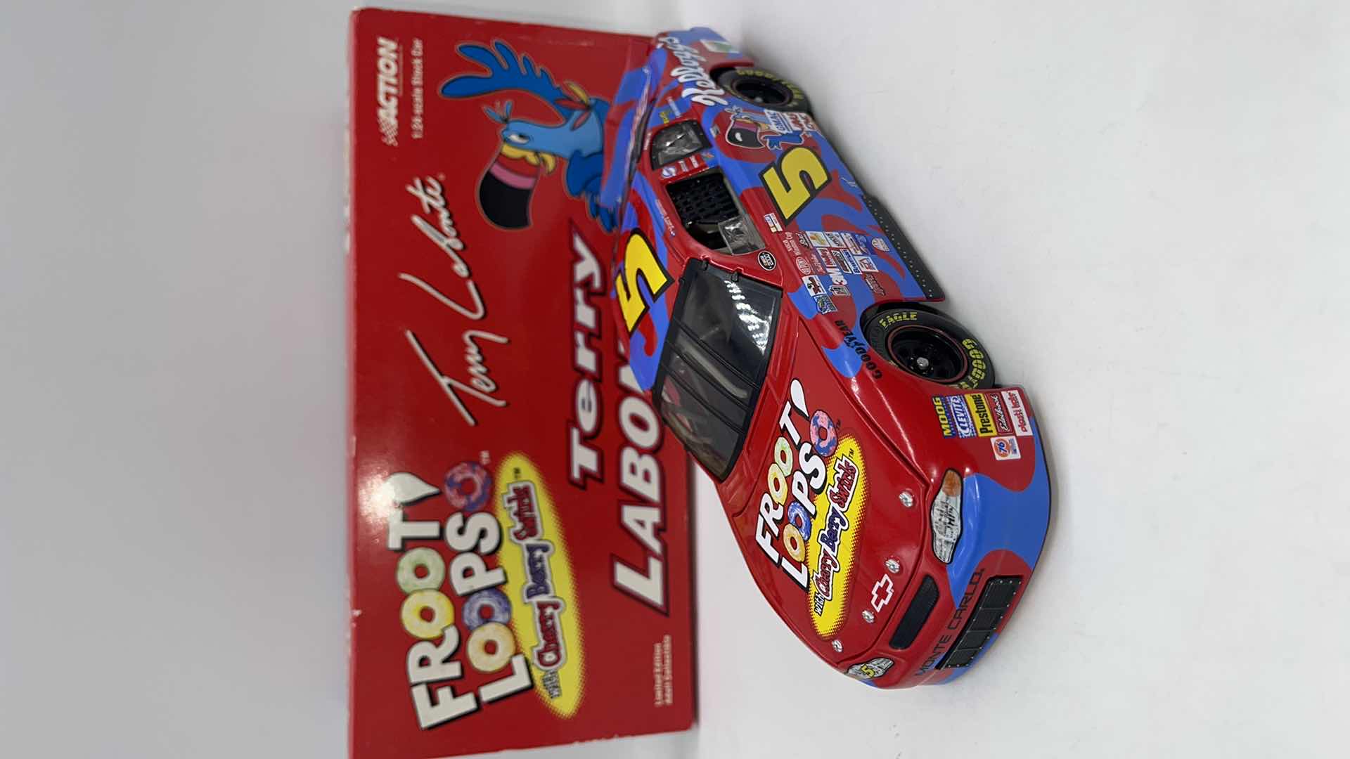 Photo 1 of 2000 TERRY LABONTE KELLOGG’S CHERRY BERRY SWIRLS DIECAST CAR
