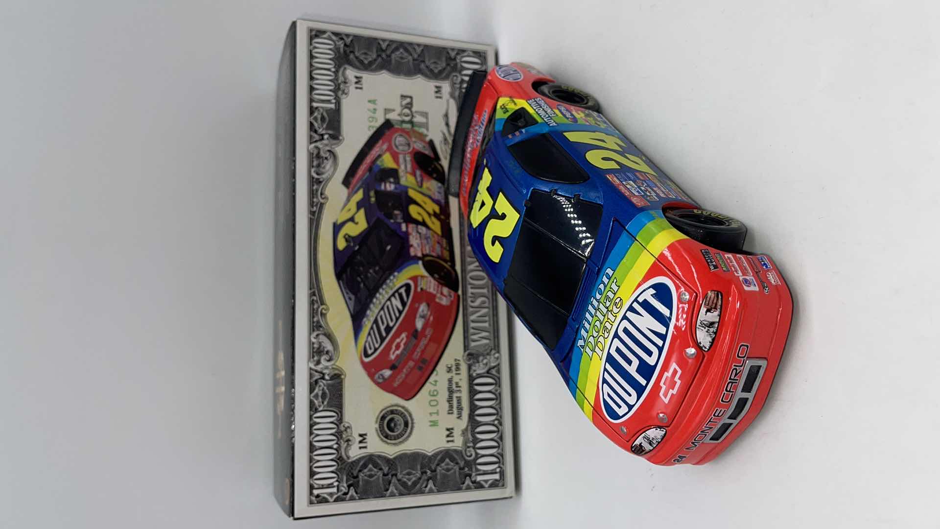 Photo 1 of 1997 JEFF GORDON #24 MILLION DOLLAR DATE NASCAR DIECAST 1:24 