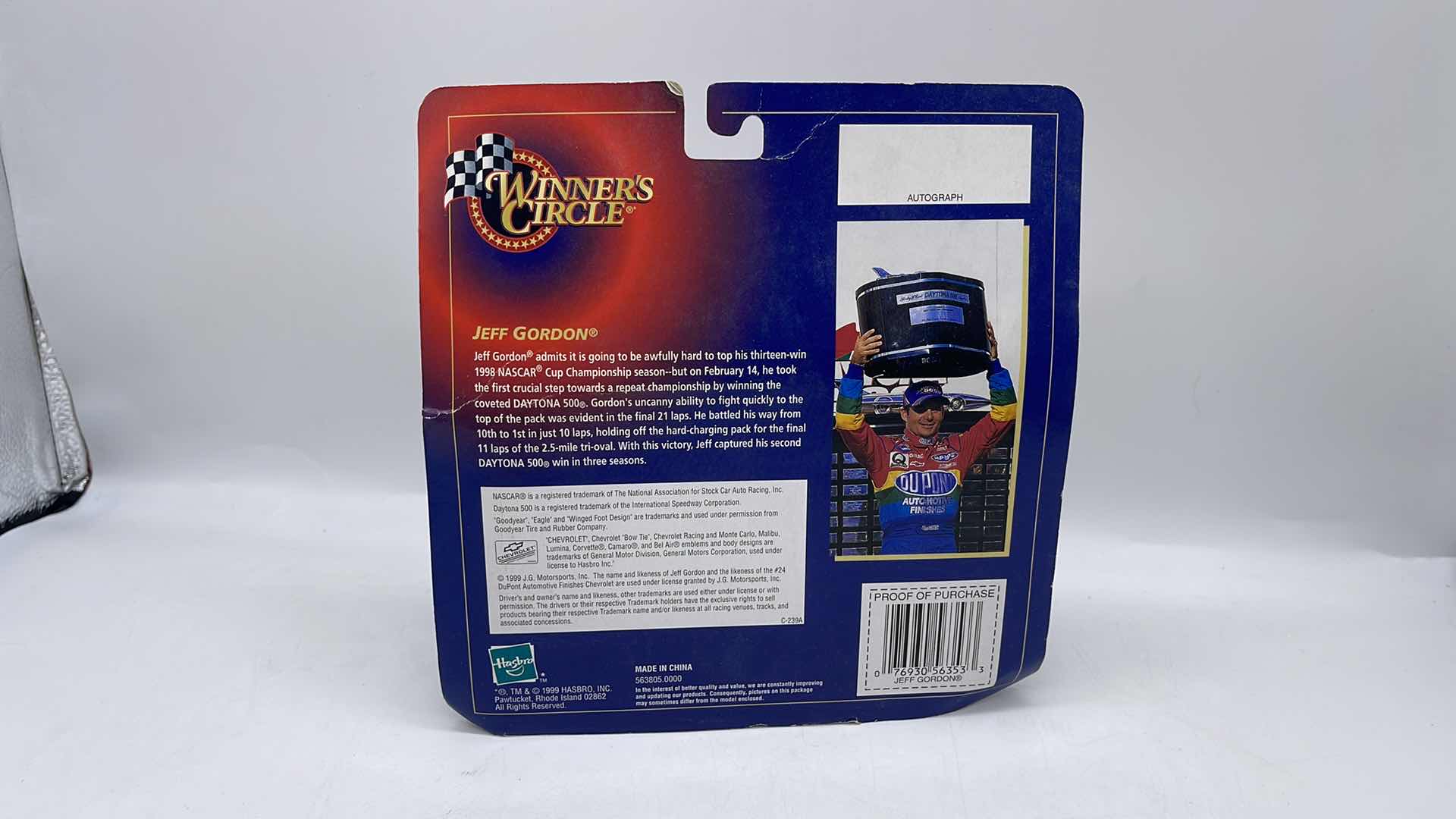 Photo 1 of 1999 JEFF GORDON WINNER'S CIRCLE DAYTONA 500 CHAMPIONSHIP