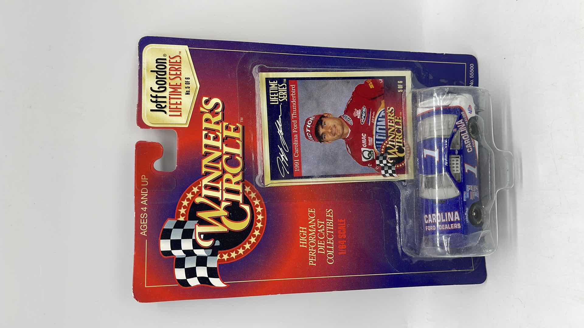 Photo 1 of 1997 JEFF GORDON WINNERS CIRCLE #1 CAROLINA FORD DIECAST CAR 1:64