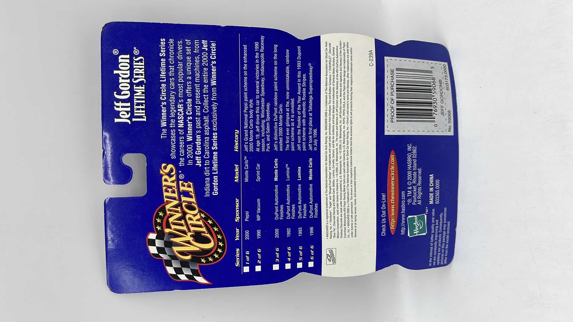 Photo 1 of 2000 JEFF GORDON WINNERS CIRCLE BEAST SPRINT CAR DIECAST