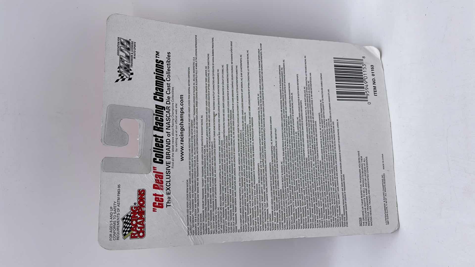 Photo 1 of 1997 BILL ELLIOT RACING CHAMPIONS EDITION DIECAST CAR 