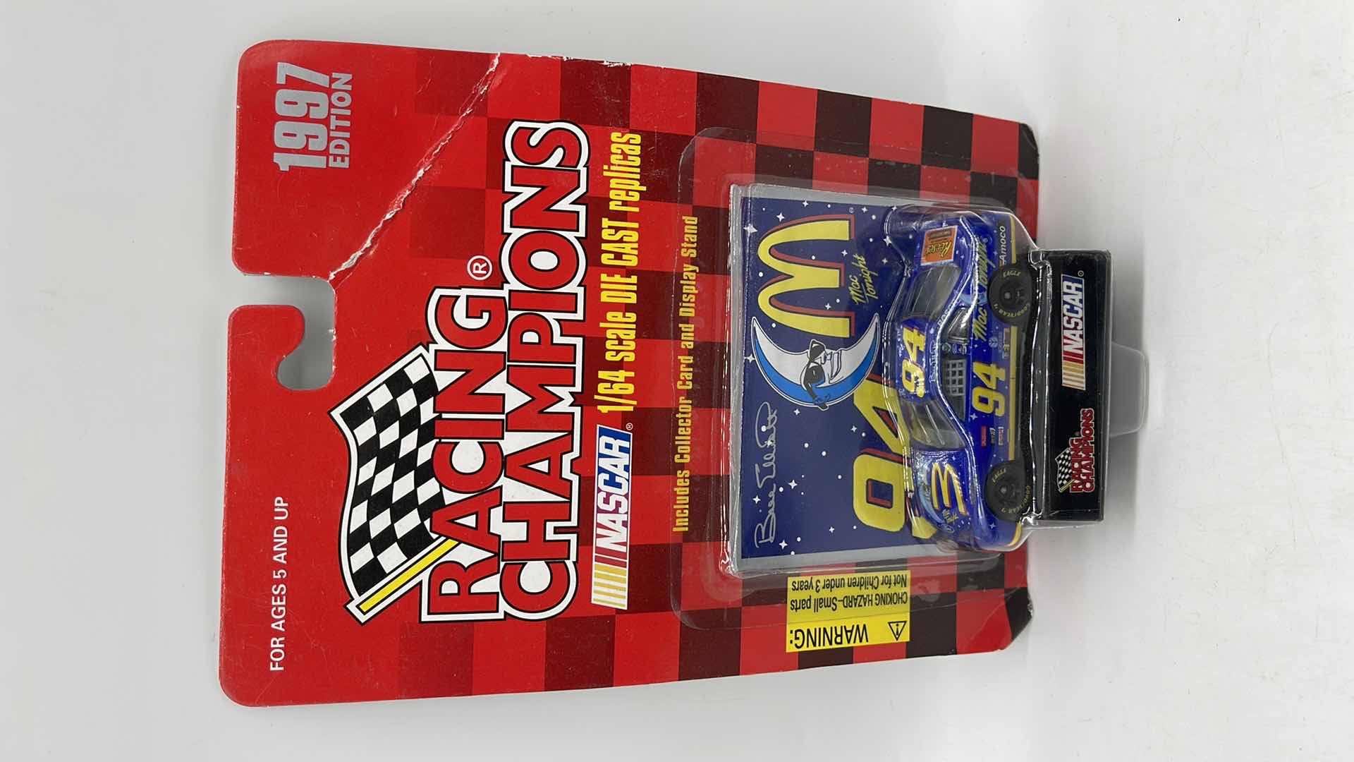 Photo 1 of 1997 BILL ELLIOT RACING CHAMPIONS EDITION DIECAST CAR 