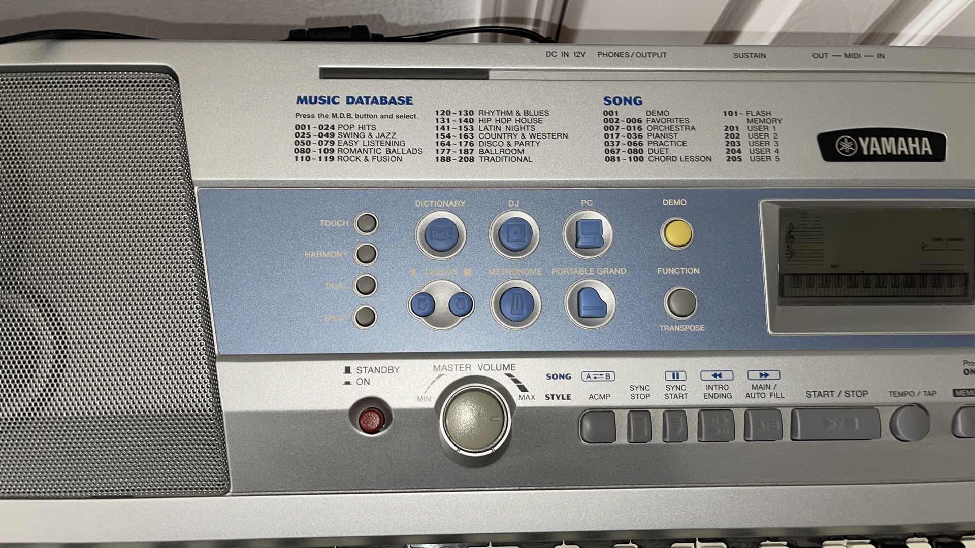 Photo 1 of YAMAHANA PORTABLE GRAND PIANO W STAND MODEL DGX-200