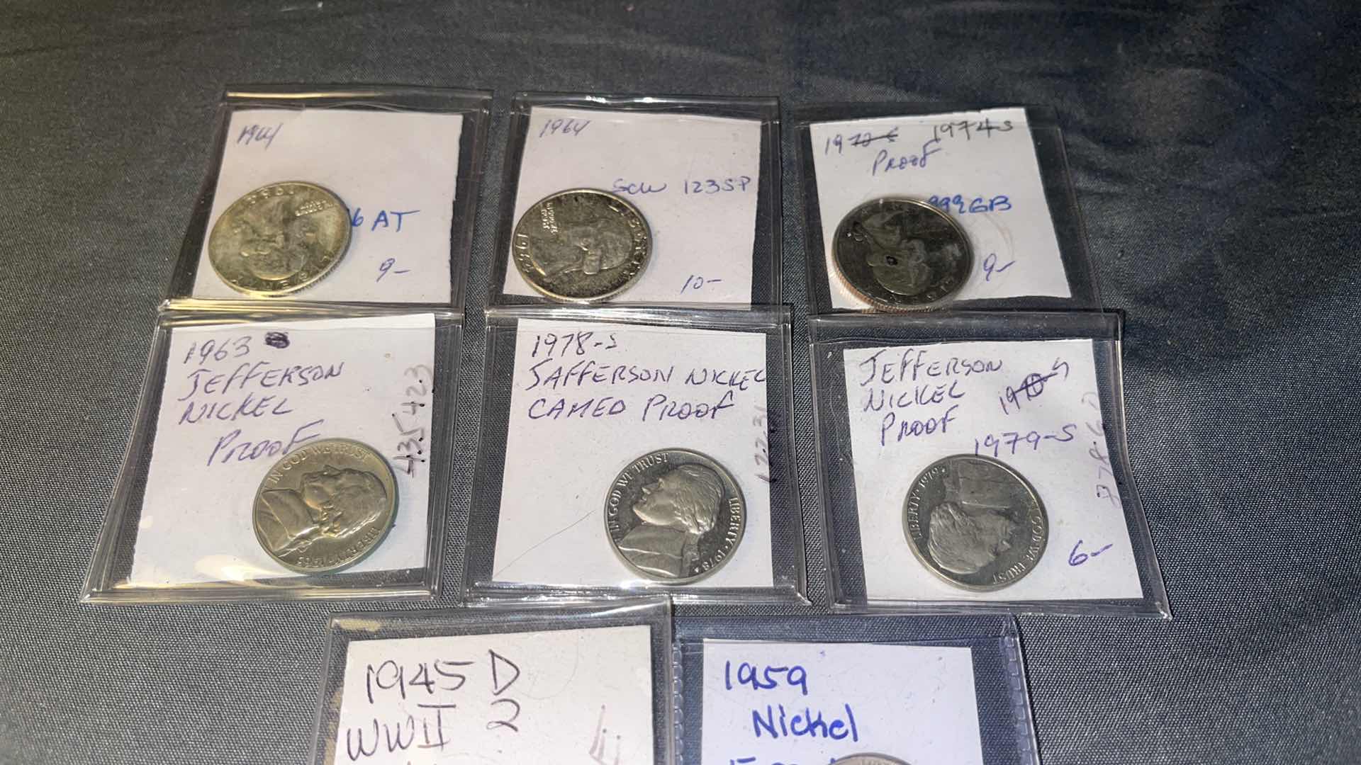 Photo 1 of 8 UNITED STATES COLLECTOR QUARTERS AND NICKELS