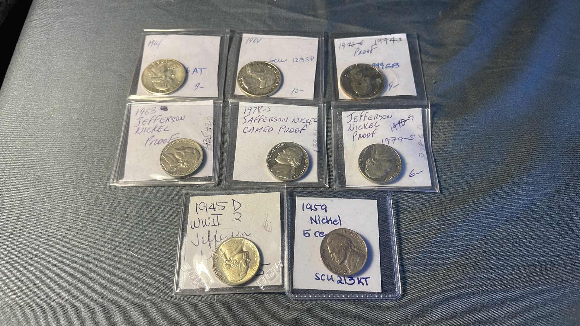 Photo 1 of 8 UNITED STATES COLLECTOR QUARTERS AND NICKELS