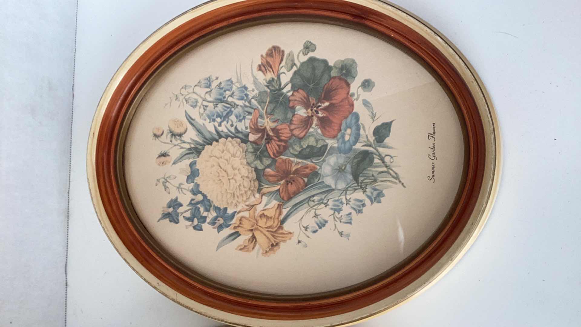 Photo 3 of TWO VINTAGE 1940’S FLORAL ART PRINTS 10” X 13”