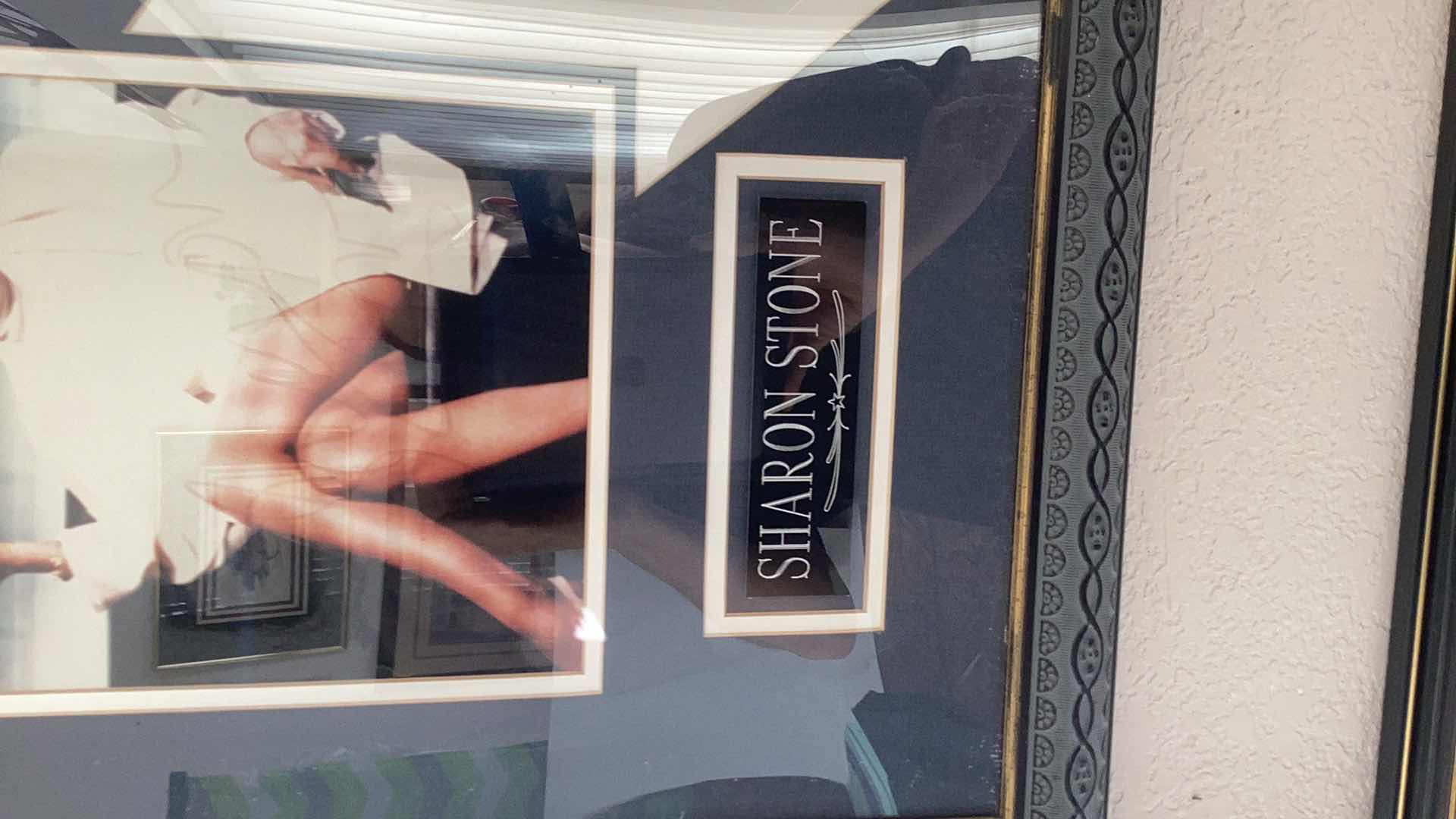 Photo 1 of SHARON STONE AUTOGRAPHED PHOTO 15” X H 21”