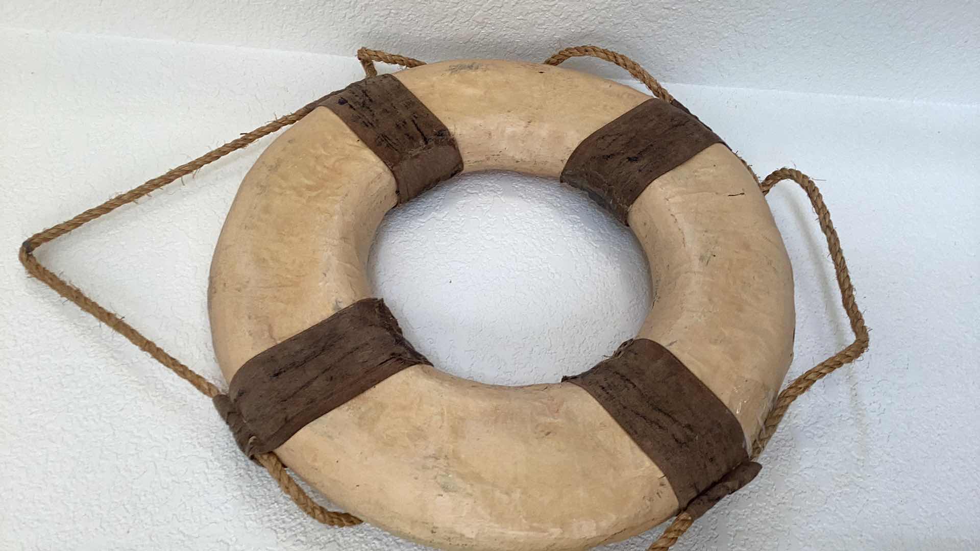 Photo 1 of FAUX TITANIC LONDON LIFE RING 17” CIRCUMFERENCE