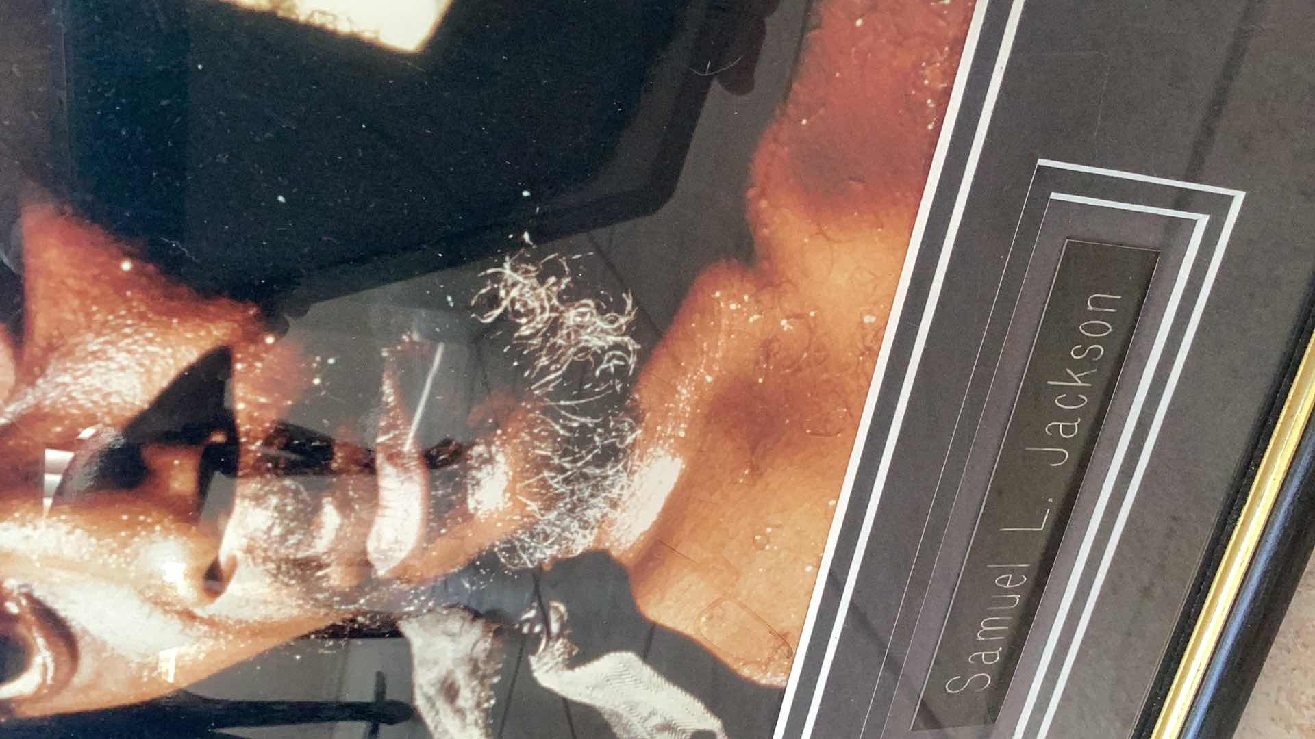 Photo 1 of AUTOGRAPHED SAMUEL L. JACKSON PHOTO 14” X H 17”