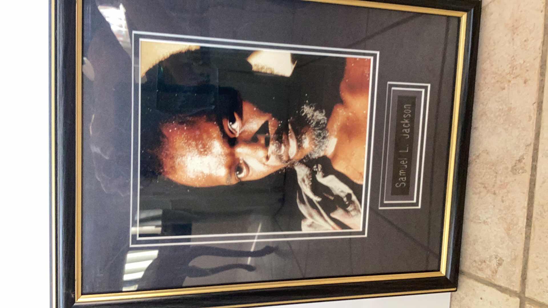 Photo 1 of AUTOGRAPHED SAMUEL L. JACKSON PHOTO 14” X H 17”