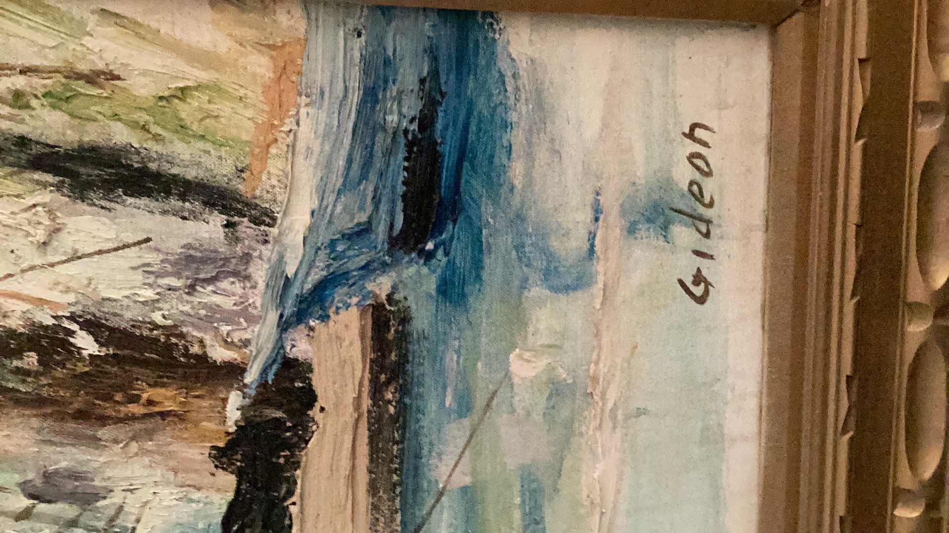 Photo 1 of ORIGINAL PAINTING CUBAN ARTIST GIDEON 32” X H 44”