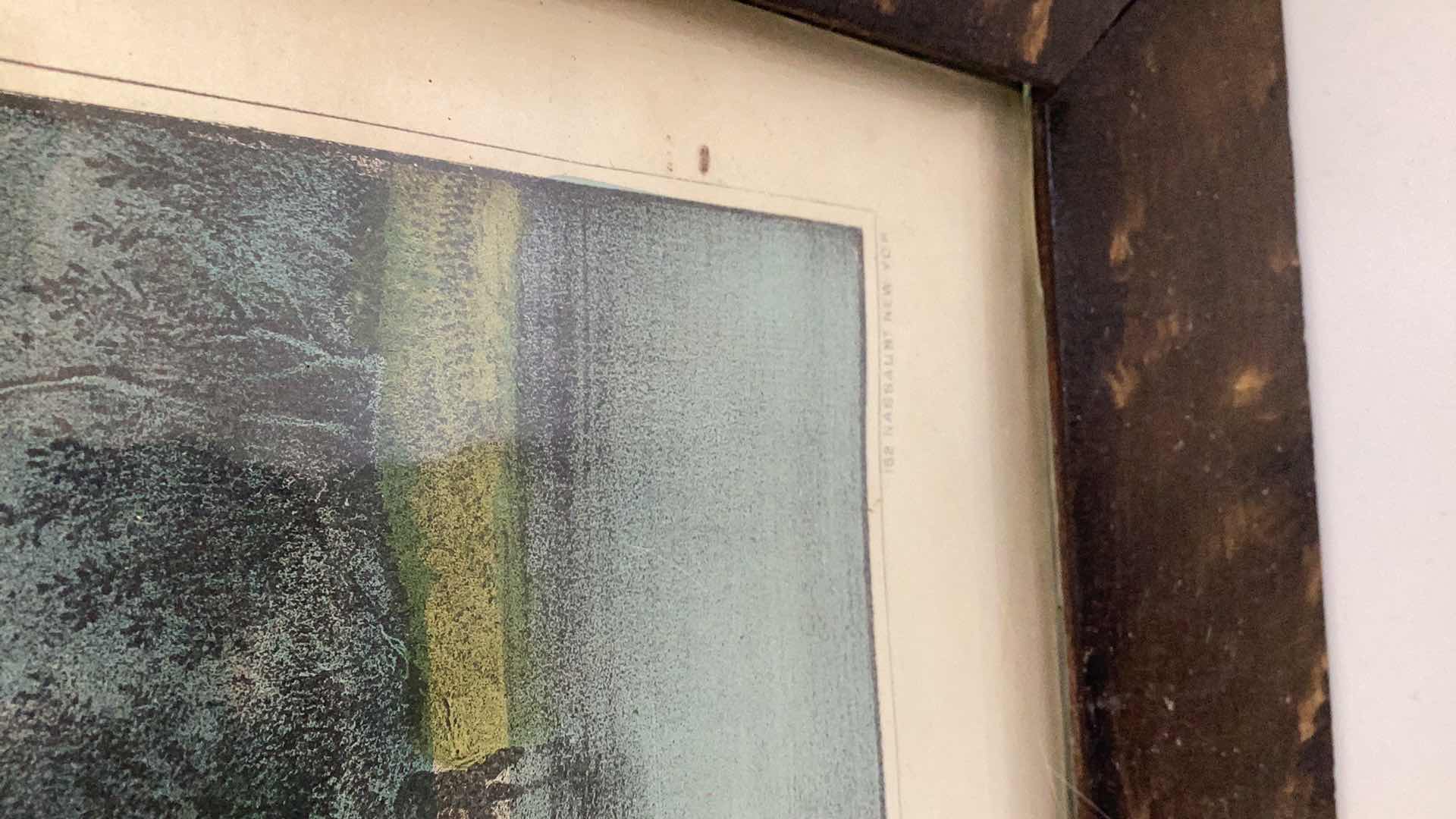 Photo 1 of ANTIQUE STRATFORD ON AVON  CURRIER AND IVES 17” X H 13”