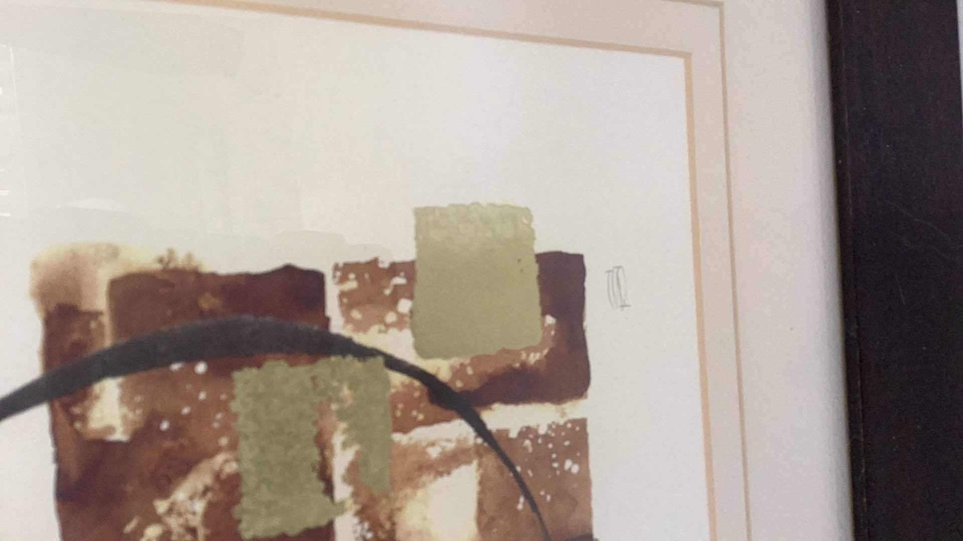 Photo 3 of TWO ART PIECES, ABSTRACT AND A LANDSCAPE 14” X  H 15”