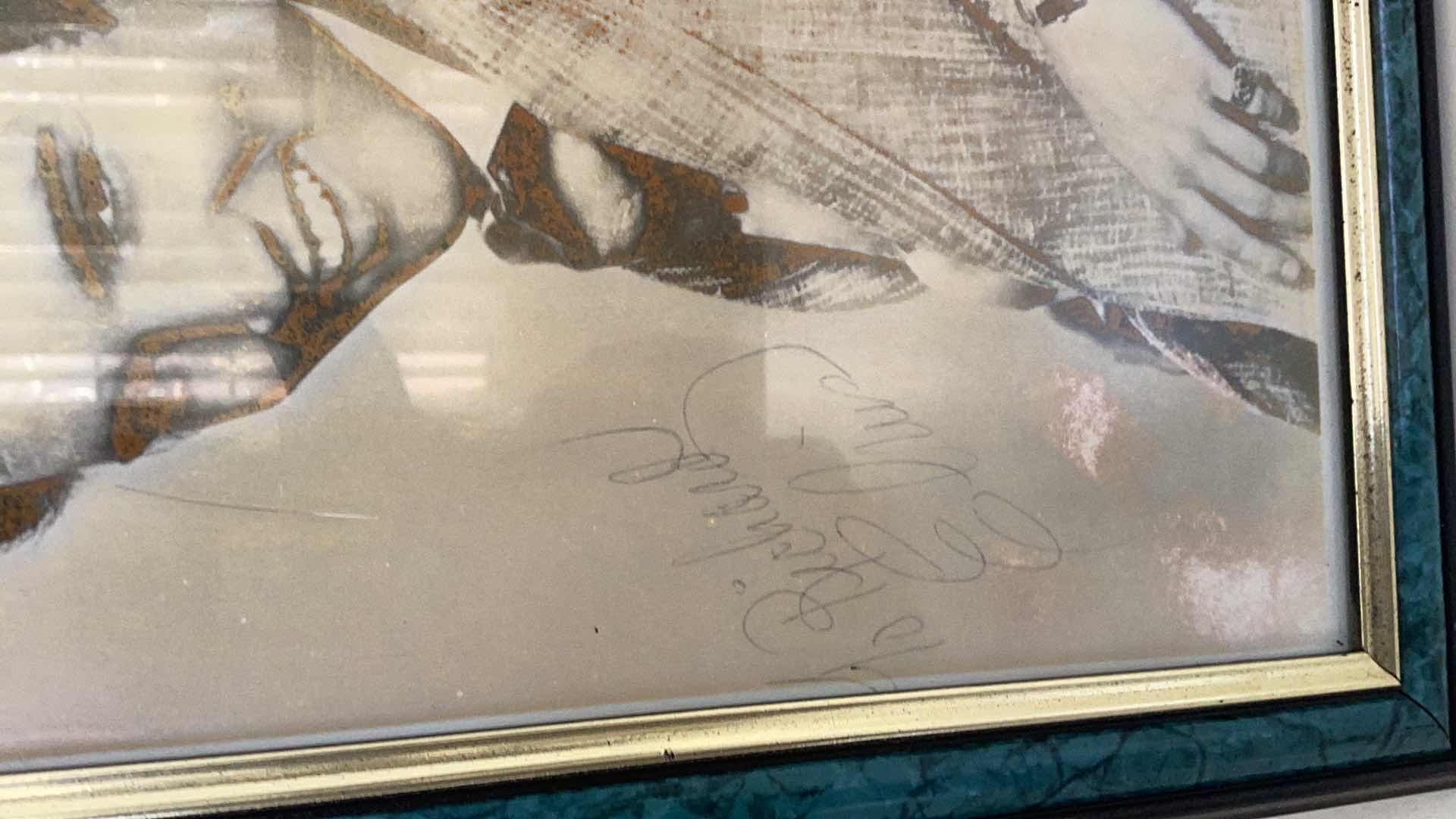 Photo 2 of VINTAGE ELVIS SIGNED PHOTOGRAPH 10” X H 12”