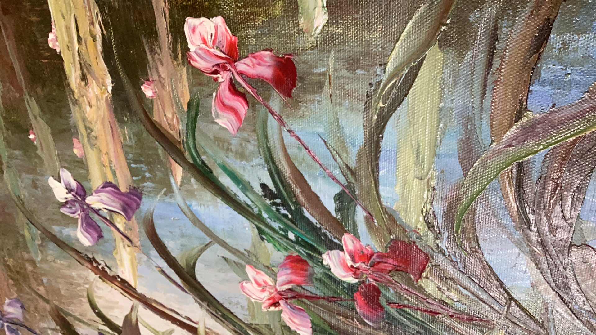 Photo 1 of VERY LARGE ORIGINAL OIL PAINTING 60” X H 47”